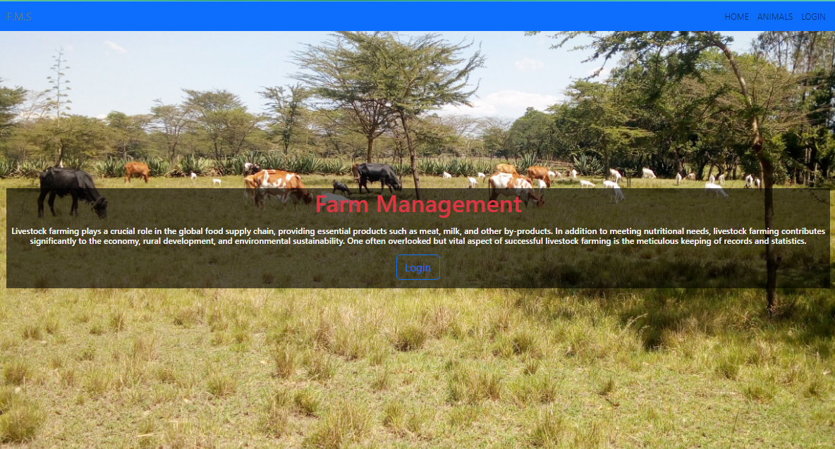 Farm Management System Project Image